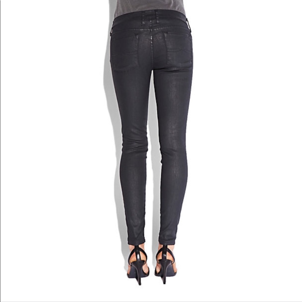 Lucky Brand black waxed denim jeans🖤💋🌹❤️